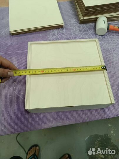 Ящик из фанеры, упаковка для подарка