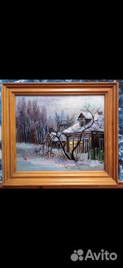 Картина маслом на оргалите. Натюрморт 