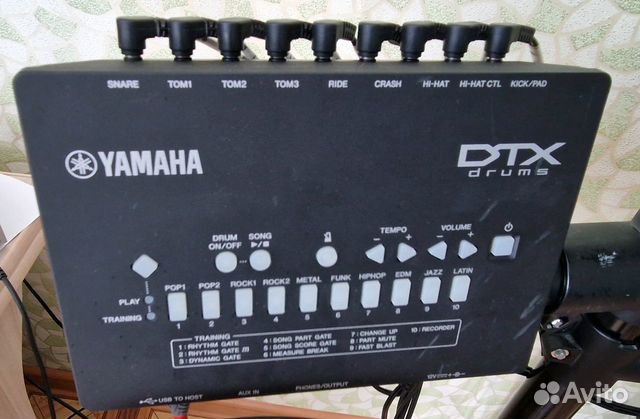 Барабаны yamaha DTX452K с Hi Hat стойкой и пэдом объявление продам