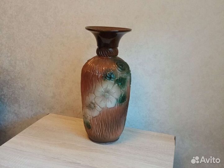 Ваза для цветов керамическая напольная большая