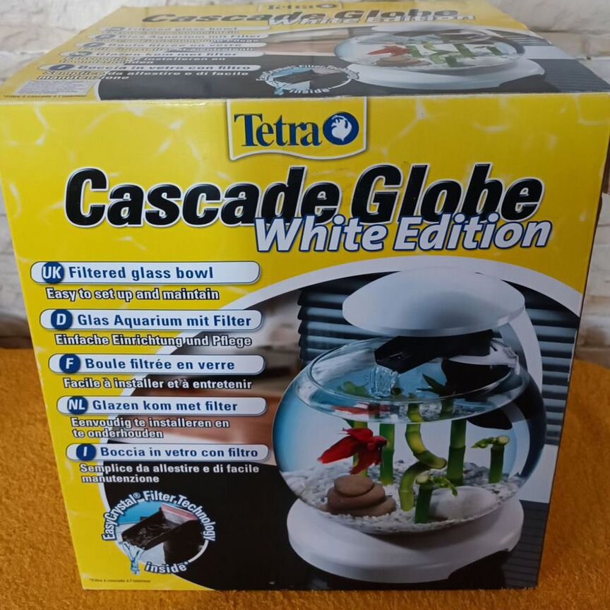 Аквариум Tetra cascade Globe и подарки