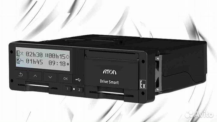 Автомобильный тахограф Atol, с скзи