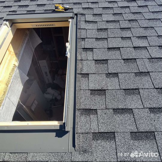 Монтаж мансардных окон