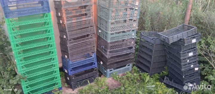Пластиковые ящики бу