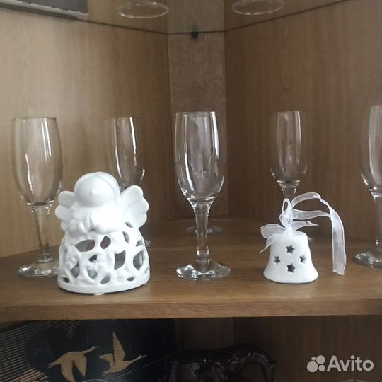 Фужеры для шампанского 6штук