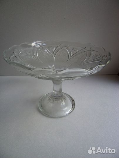 Вазы фруктовницы.Толстое стекло.ссср