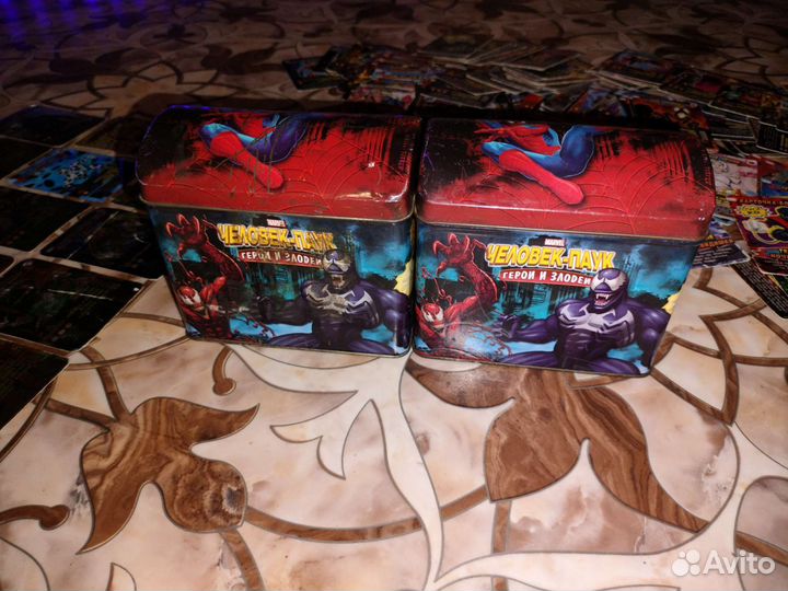 Карточки герои и злодеи 328 шт