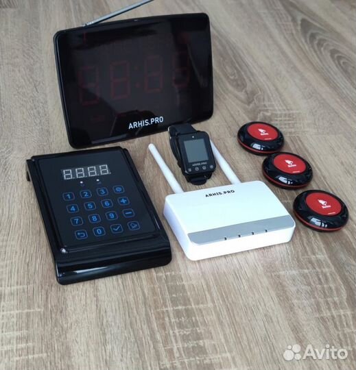 Система вызова персонала беспроводная - комплект