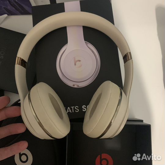 Наушники beats solo 3 Wireless Satin Gold