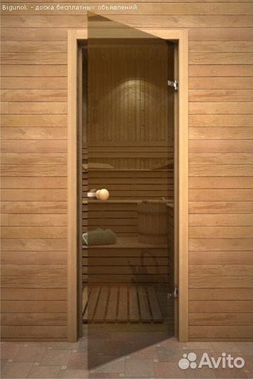 Двери для бани и сауны стекло