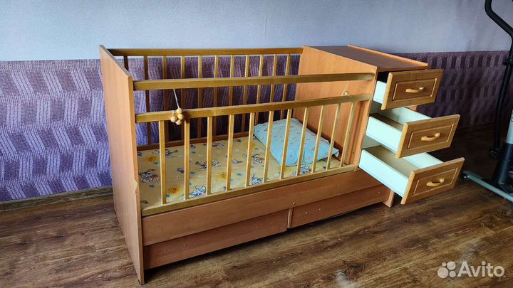 Детская кроватка трансформер