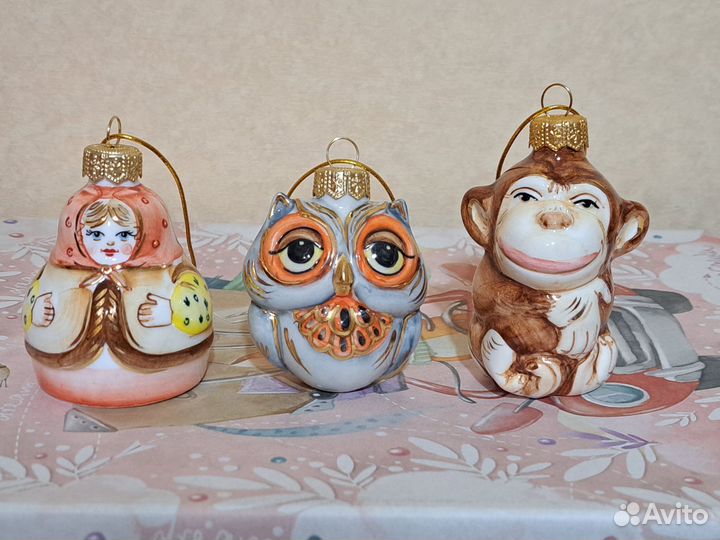 Елочные игрушки Лефортовский фарфор