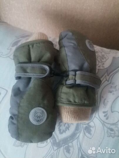 Варежки краги на 1 год