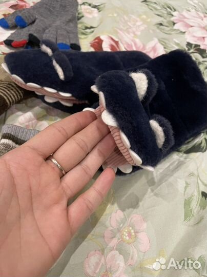 Перчатки зимние детские на 3-6 лет