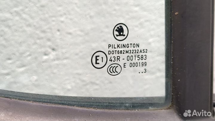 Дверь правая задняя Skoda Fabia, 2013