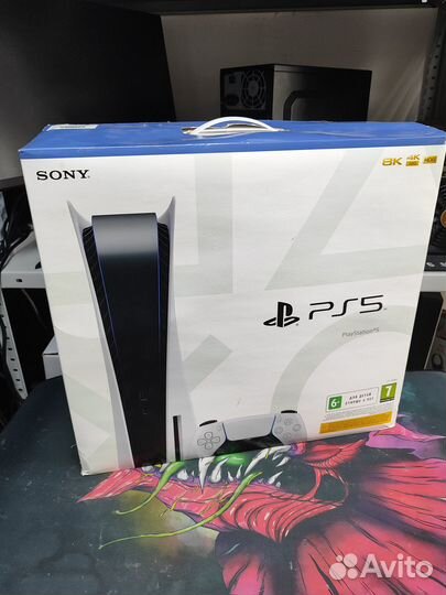 Sony playstation 5 с дисководом 2 геймпада