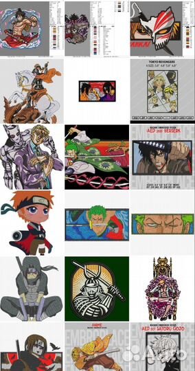Нашивки anime, патчи аниме