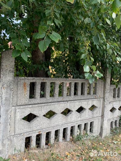 Забор бетонный бу