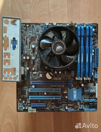 P8B75-M + g860 + 32GB + Куллер