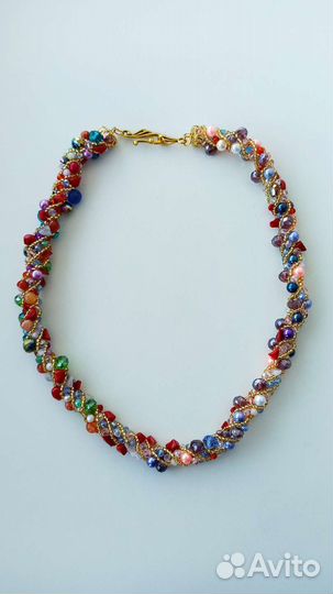 Колье Ералаш ручная работа