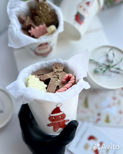 Шоколад ручной работы на Новый год