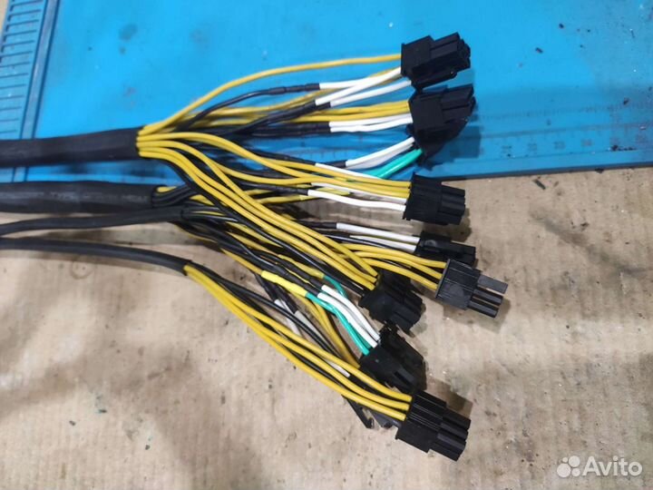 Коса для асика 10 pci-e 6pin