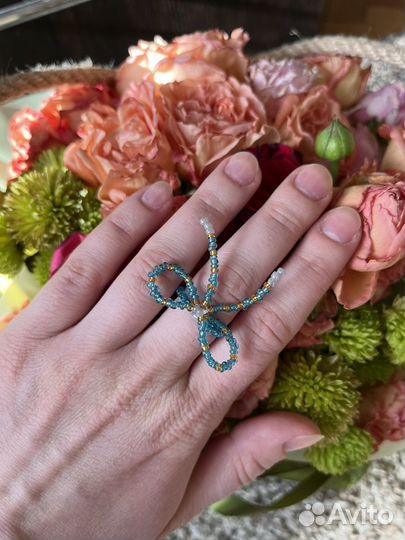 Кольцо из бисера