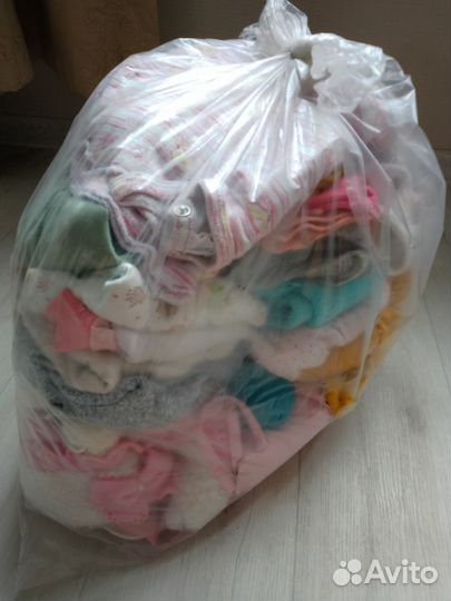 Пакет вещей от 0-6 мес на девочку