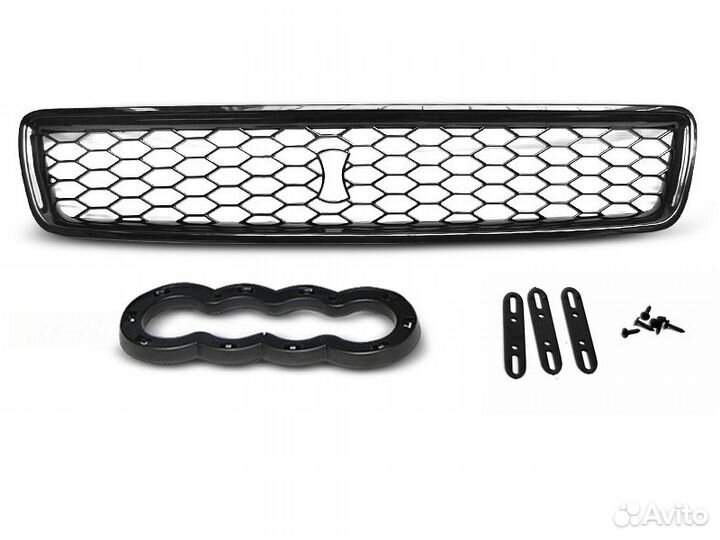 Решетка радиатора RS Audi A4 B5 (94-00) grau27