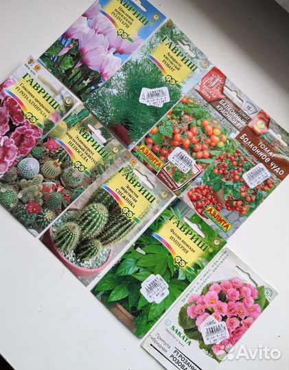 Семена разные