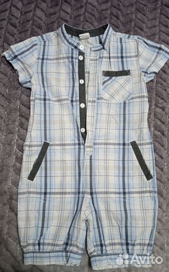 Песочник hm детский, летний комбинезон, 74 размер