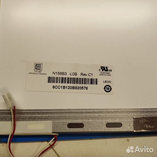 Матрицы для ноутбука ccfl 15.6/15.4 бу