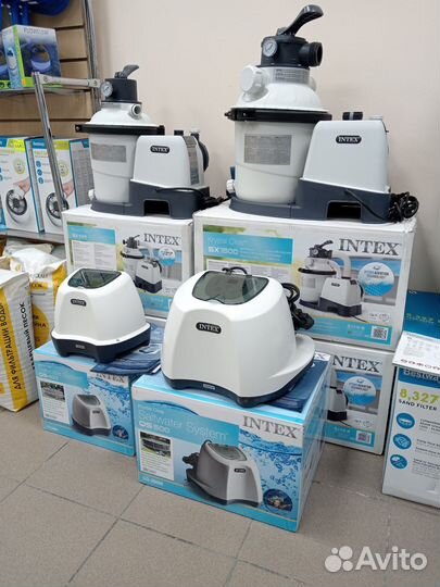 Система морской воды Intex (Хлоргенератор)