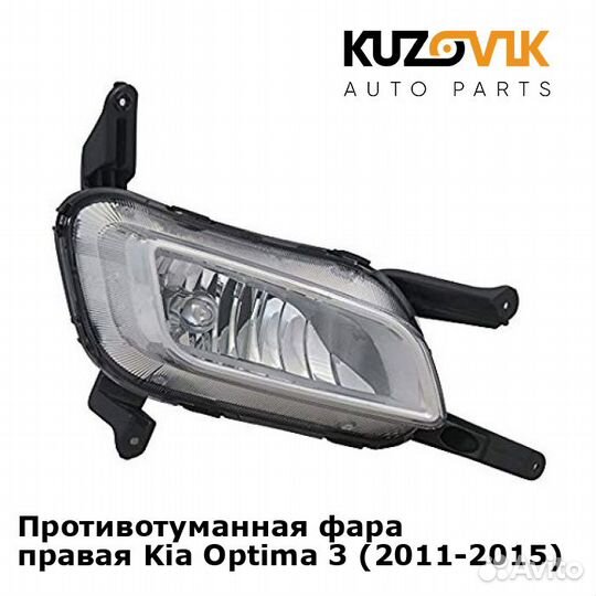 Противотуманная фара правая Kia Optima 3