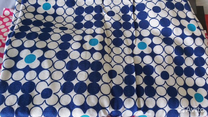 Ткань,в горох, (отрезы,1979г. СССР )