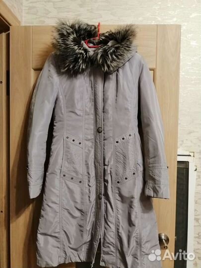Плащ пуховик