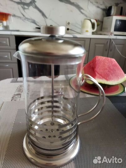 Чайник заварочный стеклянный френч пресс 600мл