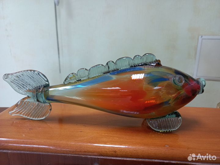 Ваза цветное стекло