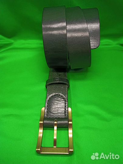 Мужской кожаный ремень ручной работы