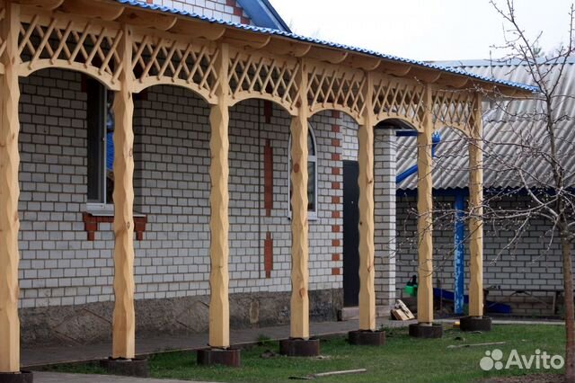 Навес из дерева