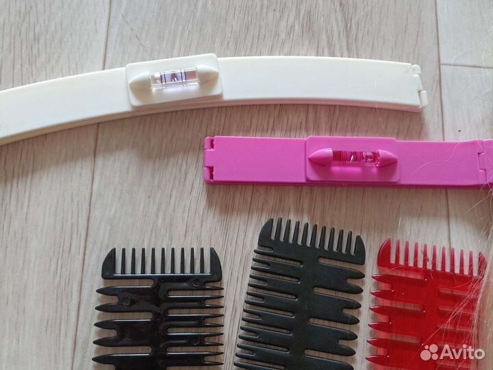 Расческа для мелирования Линейка хвост шиньон