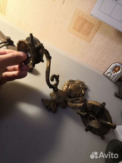 Щипцы для сахара. Серебро 84. Бронза