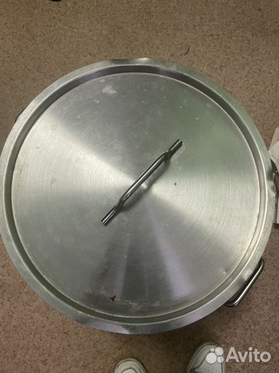 Кастрюля из нержавейки 50 литров luxstahl