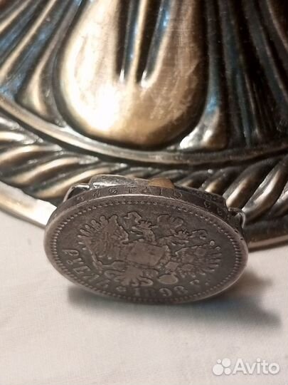 Серебряный рубль Николая 2