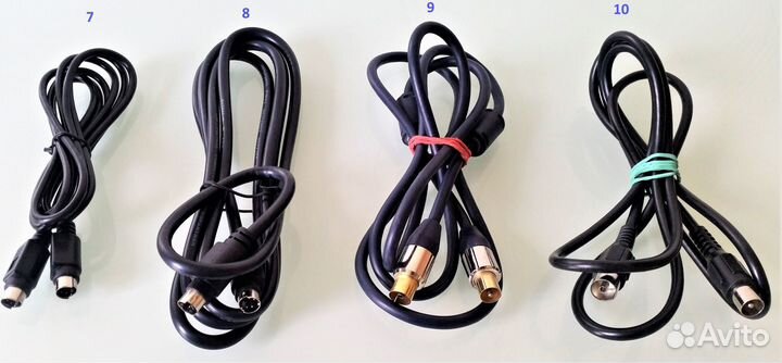 Кабели hdmi RCA тюльпан Jack minidin-4 F C13-14