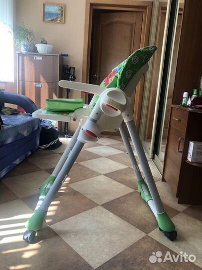 Стульчик для кормления chicco polly