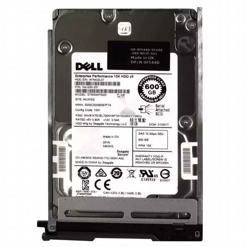 [ST600MP0025] Жесткий Диск Dell 4x0xg 600gb Sas 2,5" Hdd St600mp0025