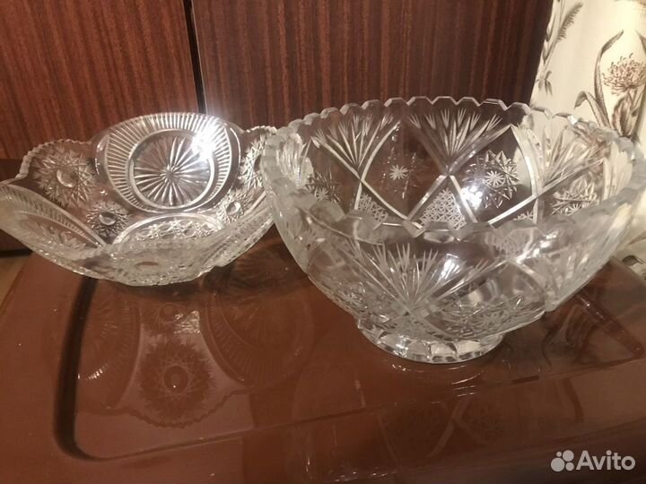 Хрустальная ваза