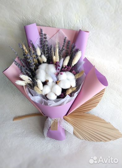 Букетики из сухоцветов