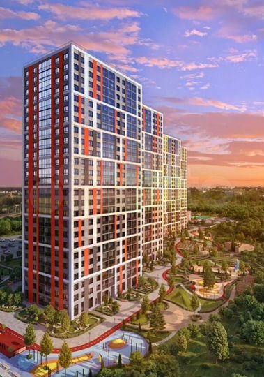 1-к. квартира, 40,4 м², 8/25 эт.